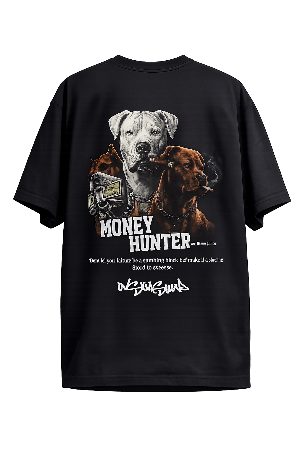MONEY DOGS Droupshoulder with DTF
