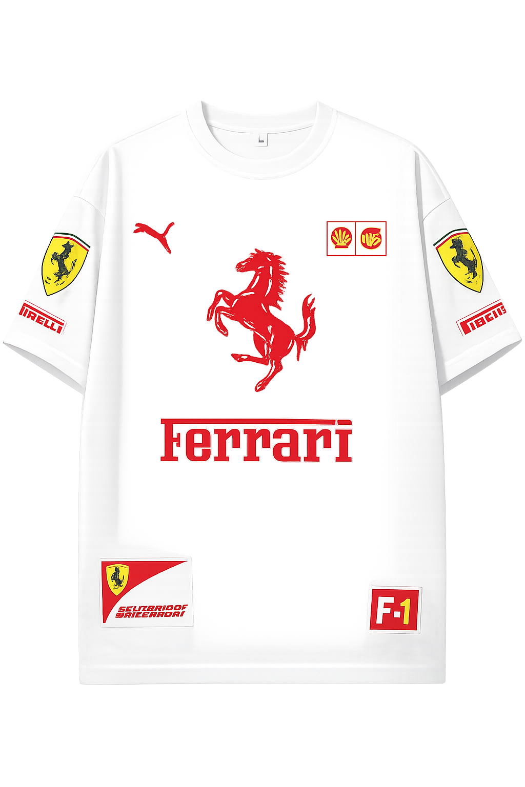 FERRARI Dropshoulder with DTF print