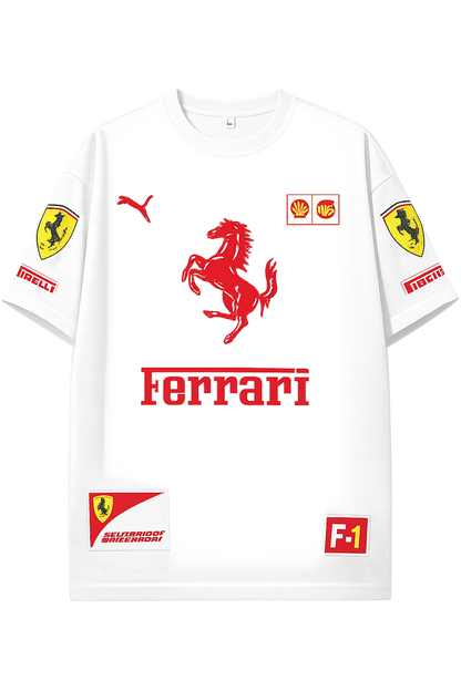 FERRARI Dropshoulder with DTF print