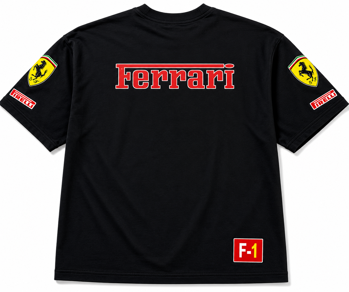 FERRARI Dropshoulder with DTF print