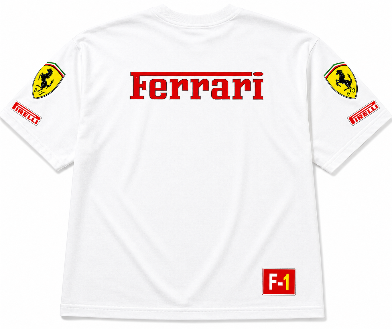 FERRARI Dropshoulder with DTF print